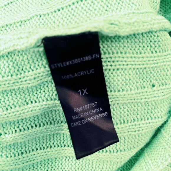 Fashion Nova Off The Shoulder Ribbed Knit Midi Sweater Dress Plus Size 1X - Picture 5 of 5